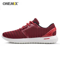 onemix women running shoes men sneakers fashion breathable mesh cushioning couple outdoor jogging shoes walking shoe