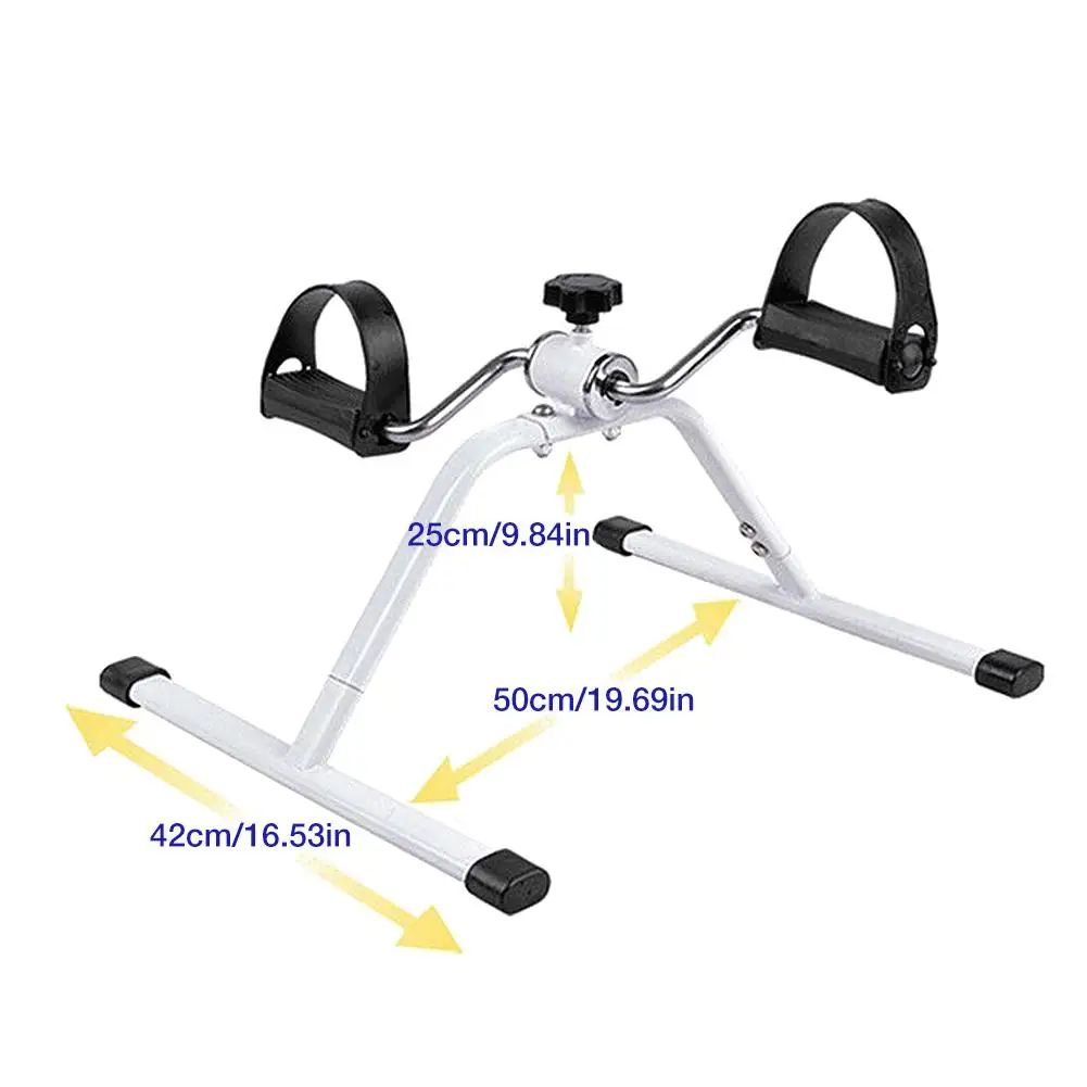 

Metal Frame Pedal Exerciser Muscle Training Pedals Arms Legs Trainer Foot Exerciser Leg And Arm Exercise Pedal For Indoor