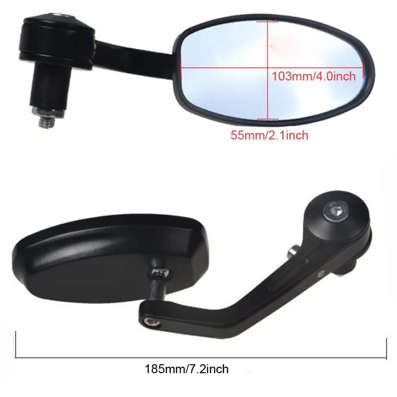 Ручка Бар Конец боковые зеркала пригодный для YAMAHA FZ1 FZ6 FZ8 MT01 MT125 MT 07 FZ 09 10 15 XJR 400