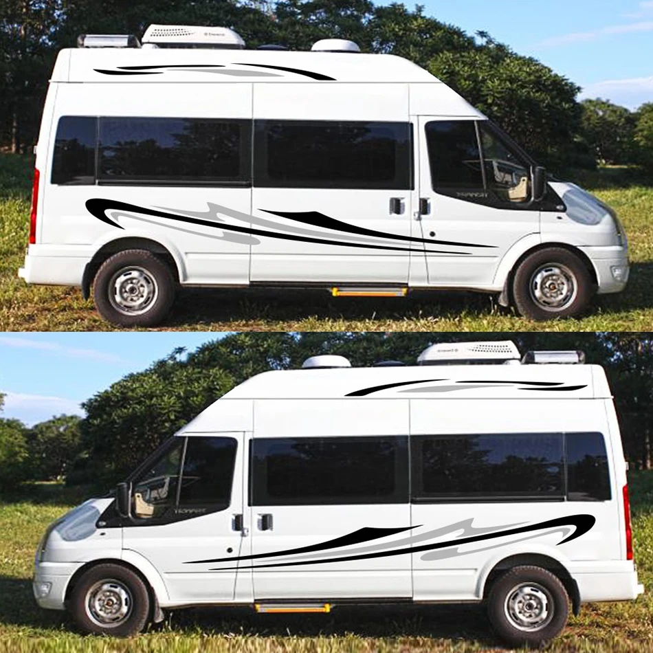 

SMAUTOP Car Sport Style Decorative Decals Are Suitable for Mercedes-Benz Lineart Captain Stripe Stickers Car DIY Accessories