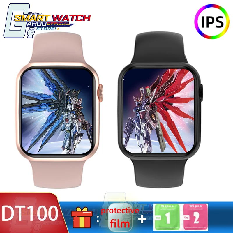 Смарт часы для мужчин и женщин фитнес трекер с пульсометром 1 75 дюйма bluetooth вызов