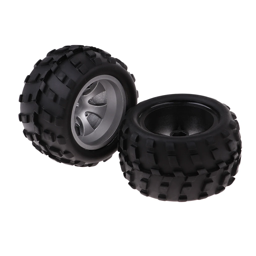 

2Pcs Left Wheel Rim Tire Set for WLtoys A979 A979-B A979-A A979-01 RC Car