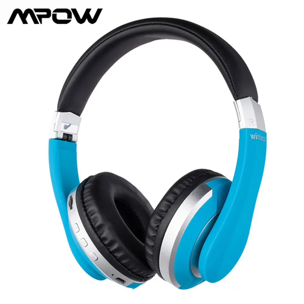 

NEW Bluetooth 5.0 Headset Wireless Headphones Mpow Stereo Headset Foldable Headphone With MIC Active Noise Cancelling Headphones