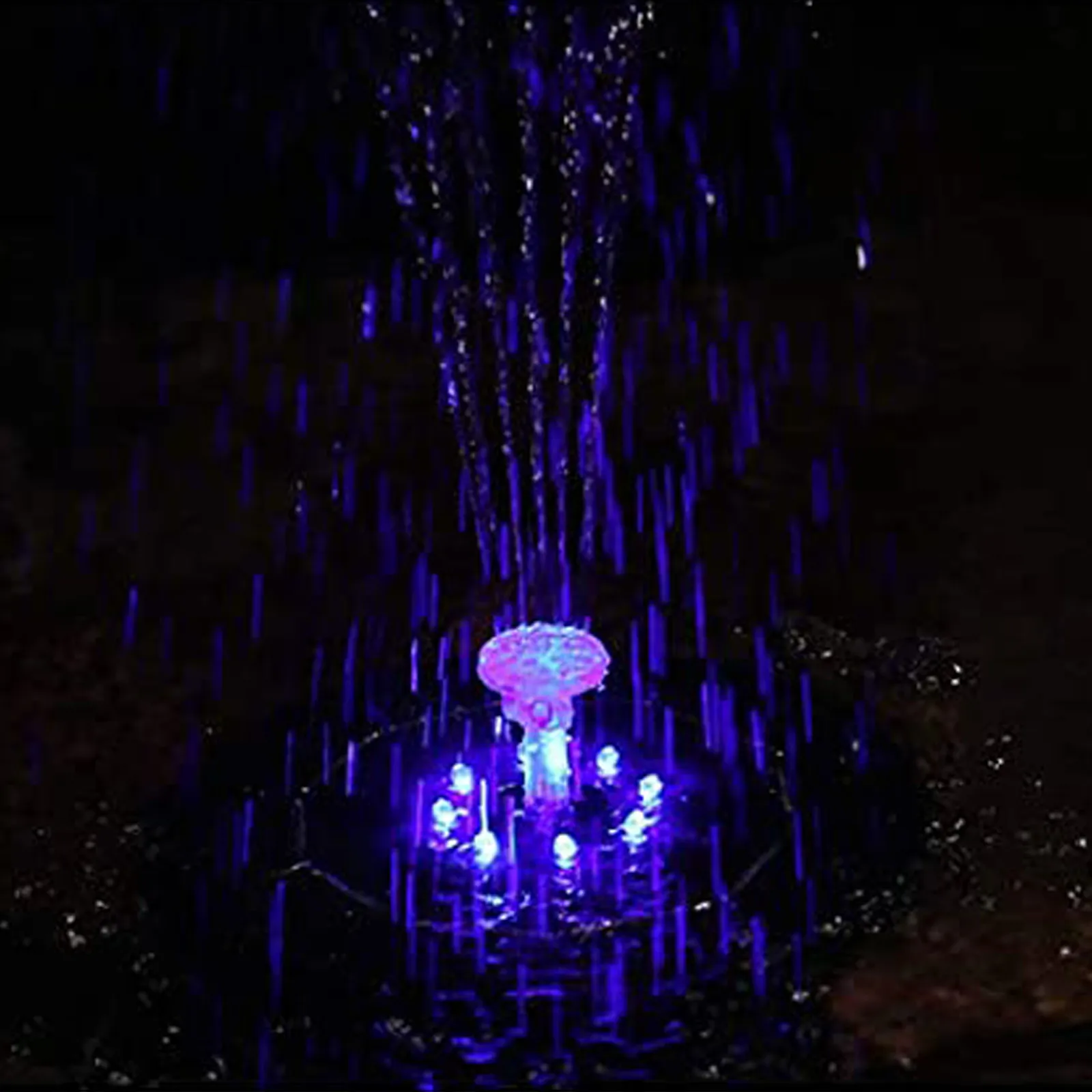 Плавающий садовый фонтан на солнечной батарее декоративный с питанием от панели