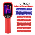 Разрешение 320x240 Инфракрасный Тепловизор UNI-T UTi120S ручной 10800 инфракрасный пиксель 120x90 инфракрасный термометр