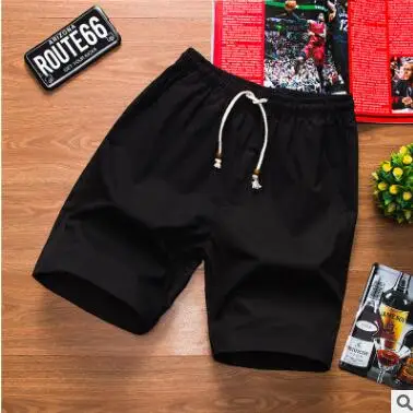 

ZNG men's summer cool shorts solid color cotton shorts casual joker shorts