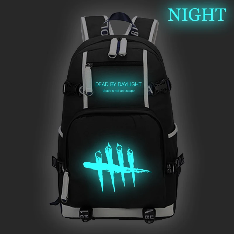 Dead By Daylight рюкзак с отражающими вставками Студенческая школьная сумка для детей