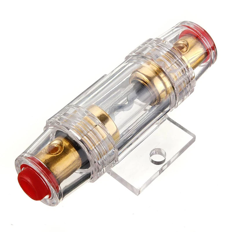 

Car Stereo 8 Gauge AGU Support Fuse Holder and Fuse 60 Amp o Cable
