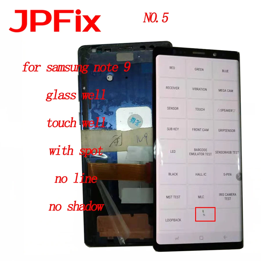 ЖК дисплей JPFix Super AMOLED для Samsung Galaxy Note 9 N960 N960F N960D N960DS кодирующий преобразователь