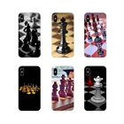 Модная шахматная доска для Apple iPhone X XR XS 11 12pro MAX 4S 5C SE 2020 6S 7 8 Plus ipod 5 6 Аксессуары чехлы для телефонов