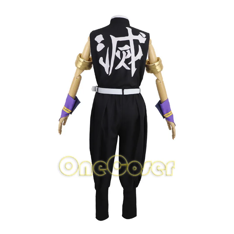 Uzui Tengen Uniform Cosplay Costume Anime Demon Slayer:Kimetsu No Yaiba Sound Hashira Japanese Kimono Wig Headwear Halloween |