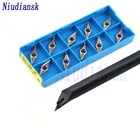 1 шт. S16Q-SVXCR11 S20R-SVXCR11 внутренные поворачивые держатели инструментов SVXCL ЧПУ токарные станки + 10 шт. VCGT1103 карбидная вставка для токарного станка инструмент костюм