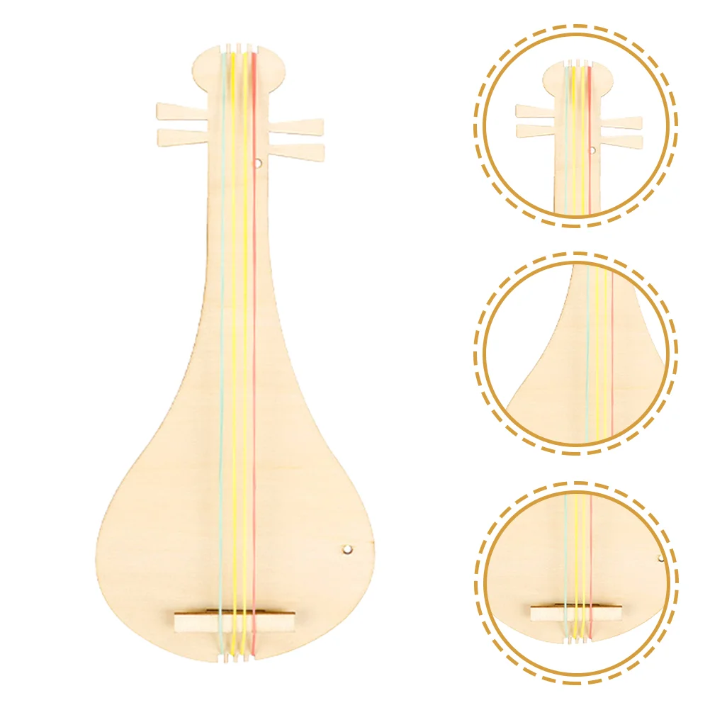 

3 комплекта Сделай Сам граффити лют Пипа деревянная ручная краска Пипа музыкальный инструмент