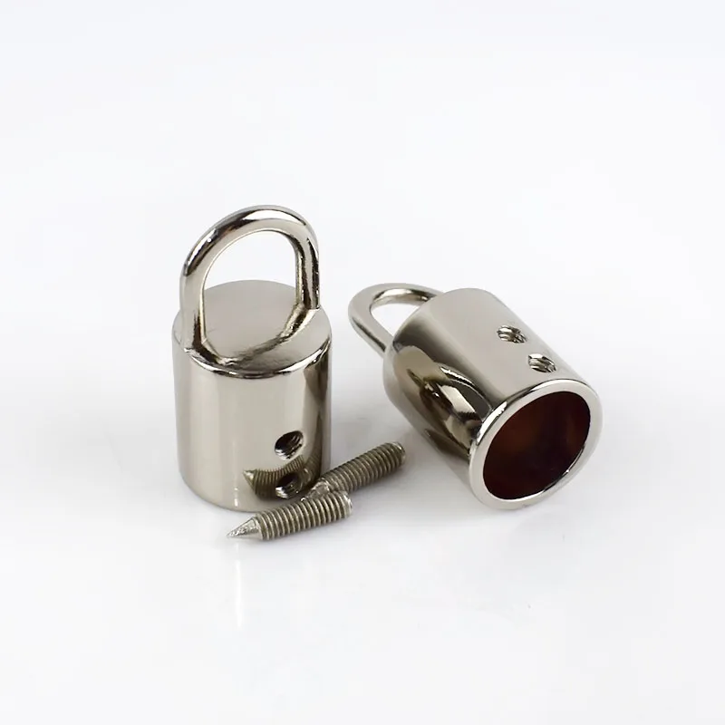 silver 10/20 штук 11 мм сумка с металлической пряжкой, Сумки из натуральной кожи ремень с бахромой, с кисточками Кепки застежка Вешалки шнуры замок фиксаторы уход за кожей лица маска DIY аппаратных аксессуаров KY037 - Цвет: silver