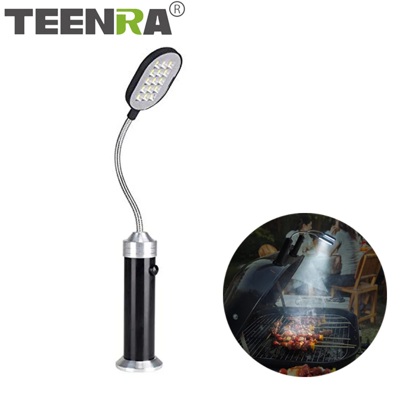 Портативная магнитная лампа TEENRA для барбекю светодиодный светильник с