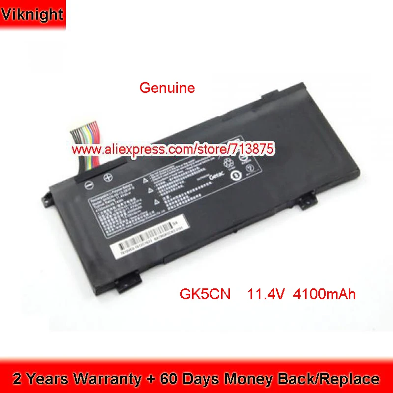 Оригинальная батарея 11 4 V 4100mAh GK5CN для Tongfang GK5CN5Z GK5CN4Z GK6Z5CN GK7CN6S GK5CQ7Z GK5CN-00-13-3S1P-0 X8Ti Plus -