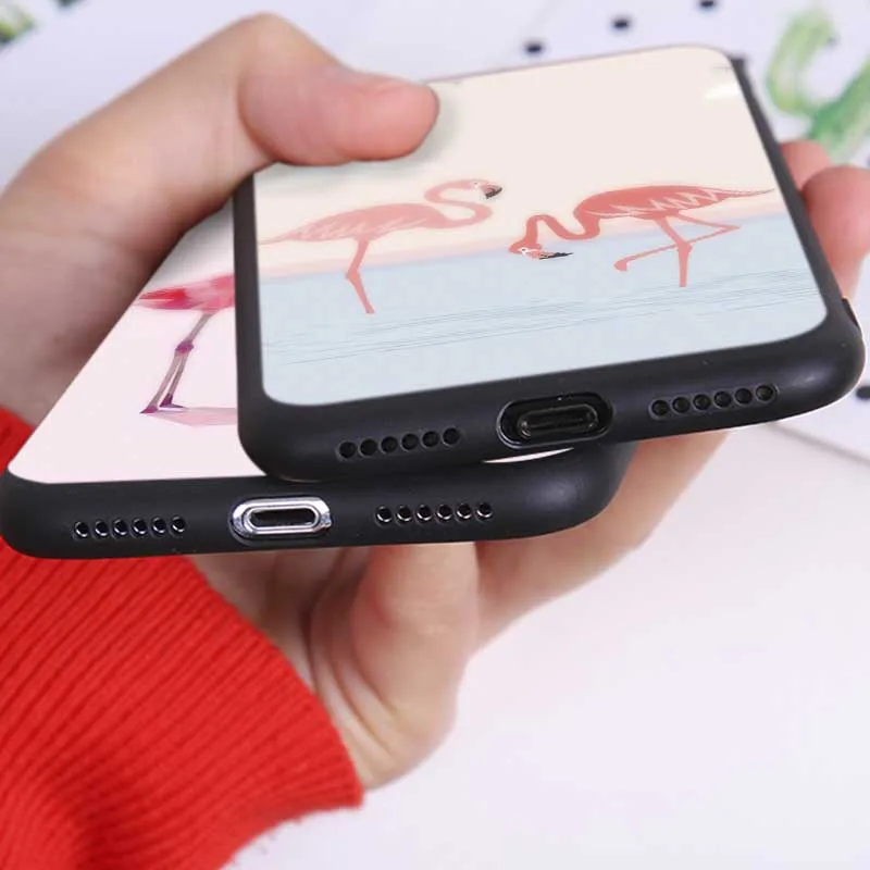 Для iPhone 11 Pro Max 2019 Прозрачный мягкий силиконовый чехол для телефона птицы и цветы |