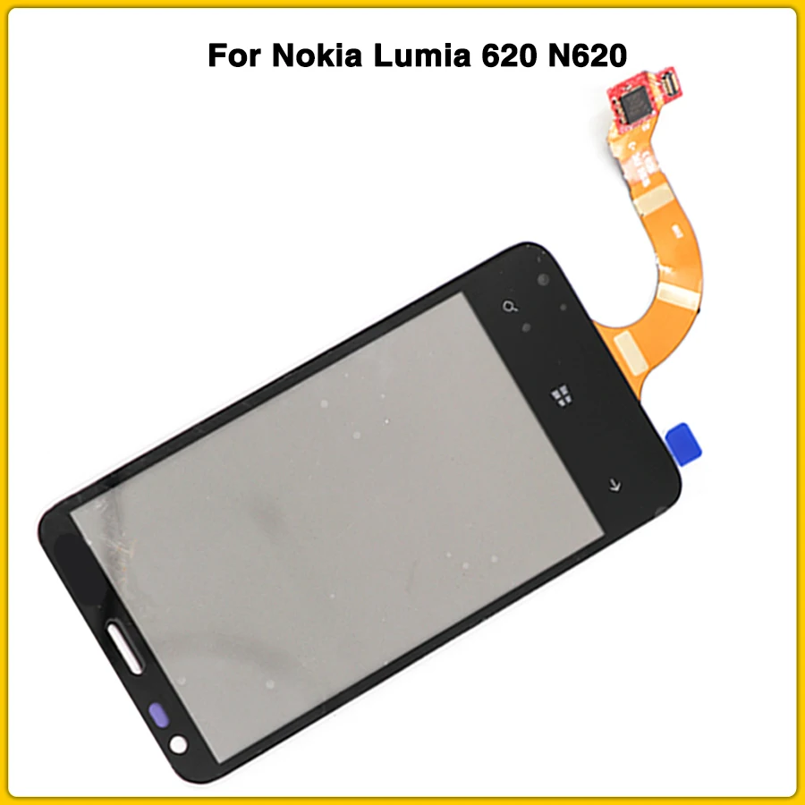 Новый сенсорный экран для Nokia Lumia 620 N620 3 8 ''сенсорный панель дигитайзер сенсор