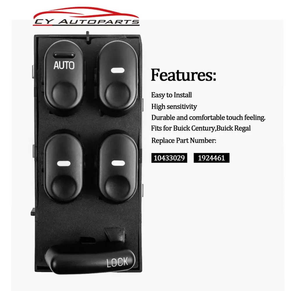 Новинка 10433029 главный переключатель электростекла передняя сторона водителя LH