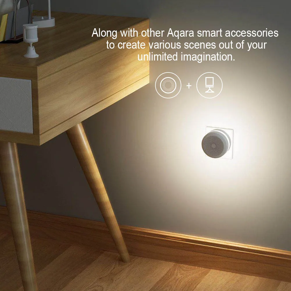 Mijia Aqara концентратор Mi Gateway с RGB светодиодный Ночной светильник система умного