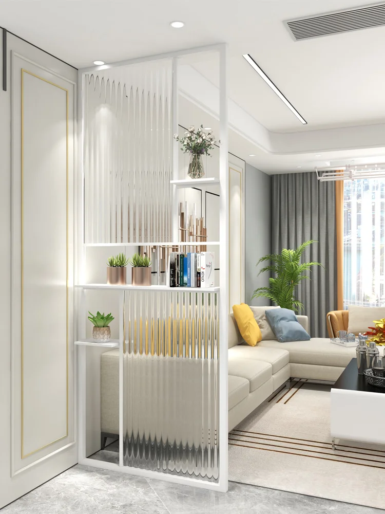 Скандинасветильник Роскошная Минималистичная стеклянная перегородка из