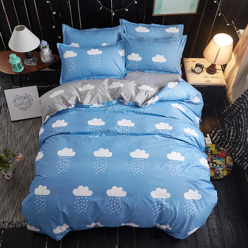 Комплект постельного белья из полиэстера/хлопка 4 шт./компл.|Покрывало| |