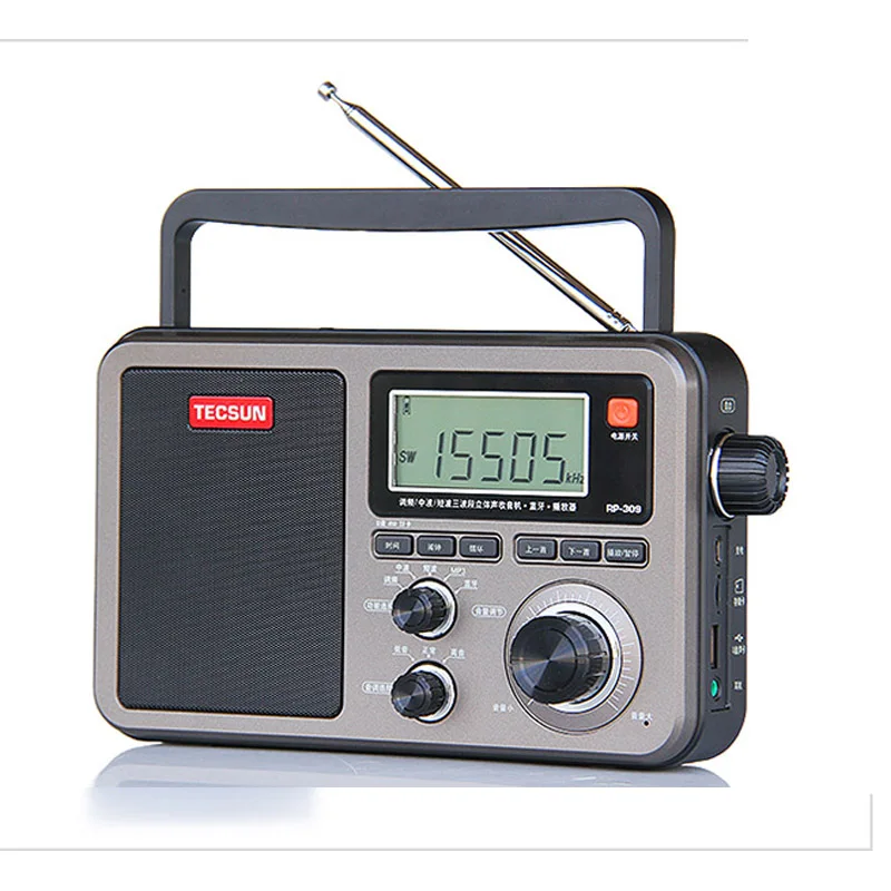 Оригинальный Tecsun RP309 WAV APE FLAC Bluetooth динамик портативный FM SW MW Радио USB TF SD карта mp3