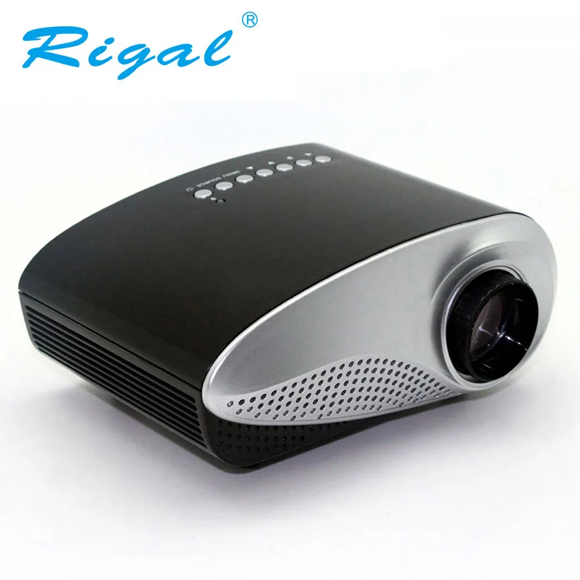 Rigal Мини проектор RD802 новый прозрачный Портативный 1080P 3D HD светодиодный