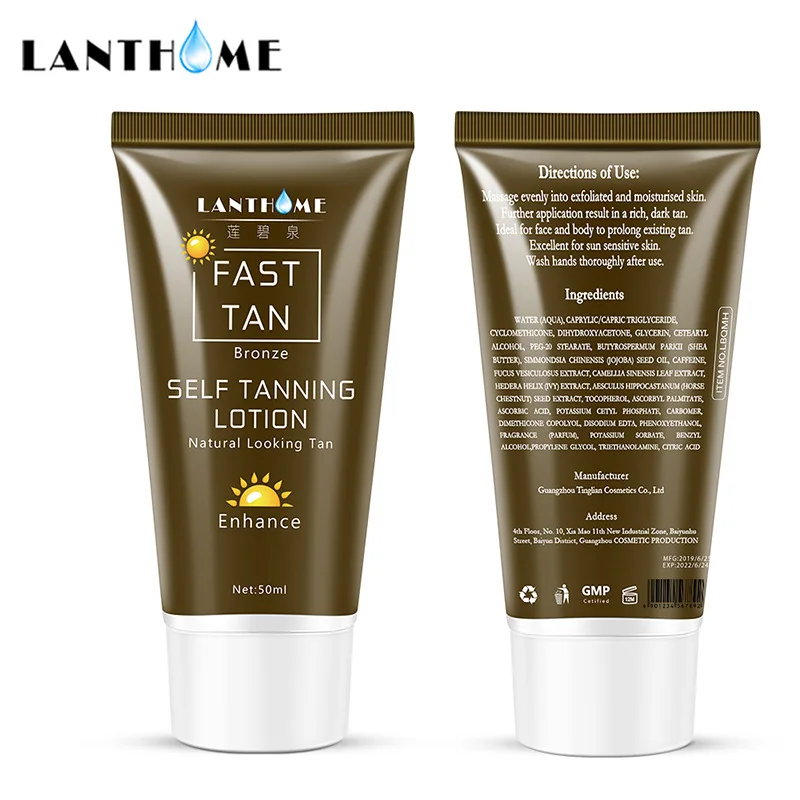 

50ml Self-tanning Lotion Tanning Cream Color Keeps Bronze Color Self-tanning Tanning Enhancement Sun Tanning Cream