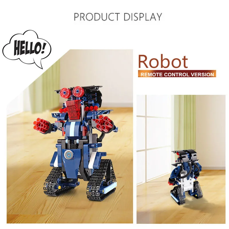Робот RC Diy блоки Technic power function смарт гусеничный пульт дистанционного управления fit