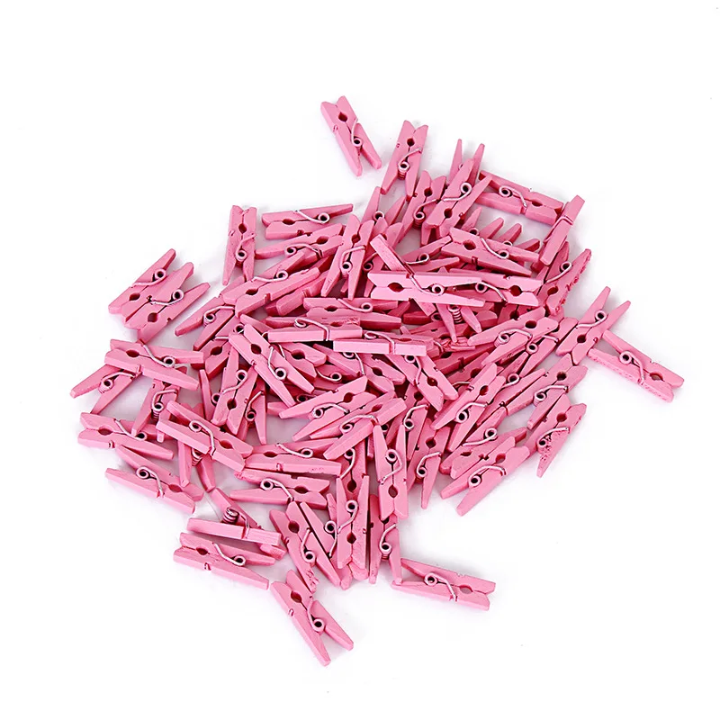 25 шт. 2 5 см Лидер продаж мини прищепки из натурального дерева для фотобумаги