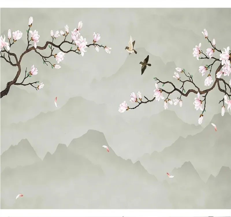 Настенный фон для дома на заказ новая настенная бумага в китайском стиле