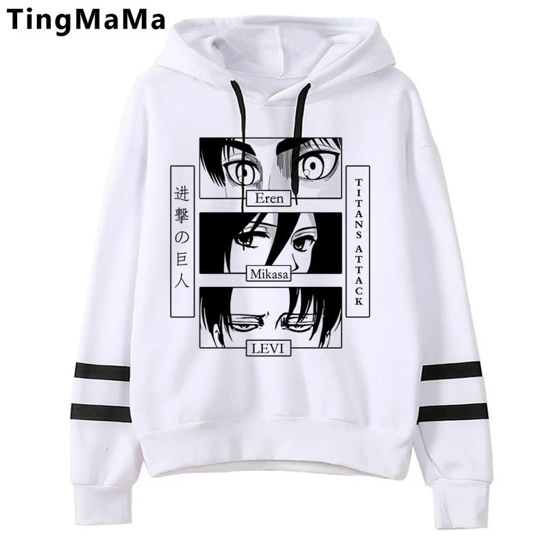 Мужские толстовки с капюшоном и принтом атака на Титанов | Толстовки свитшоты