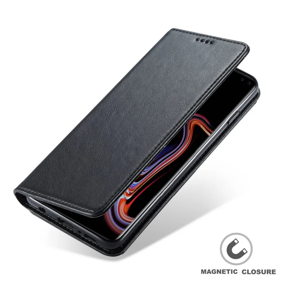 Кожаный чехол книжка для Samsung Galaxy S10 S9 Plus S10E|Чехлы-портмоне| |