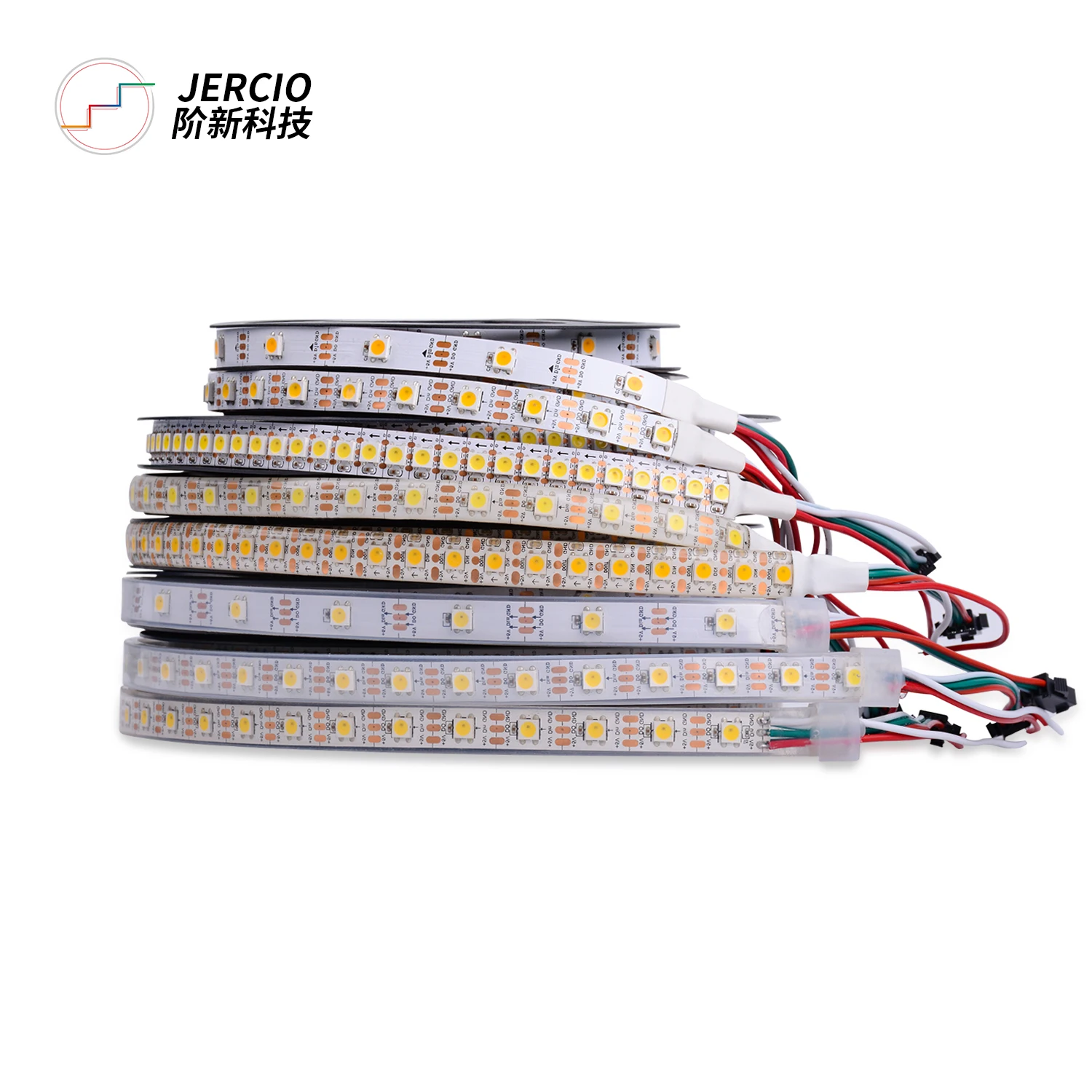 Jercio XT1511 W (аналогичный ws2812b) Одноцветный белый 1 м/4 м/5 м NW/WW/CW 30/60/74/96/144 светодиодный