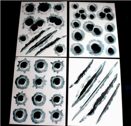 Модифицированные автомобильные декоративные царапины креативные