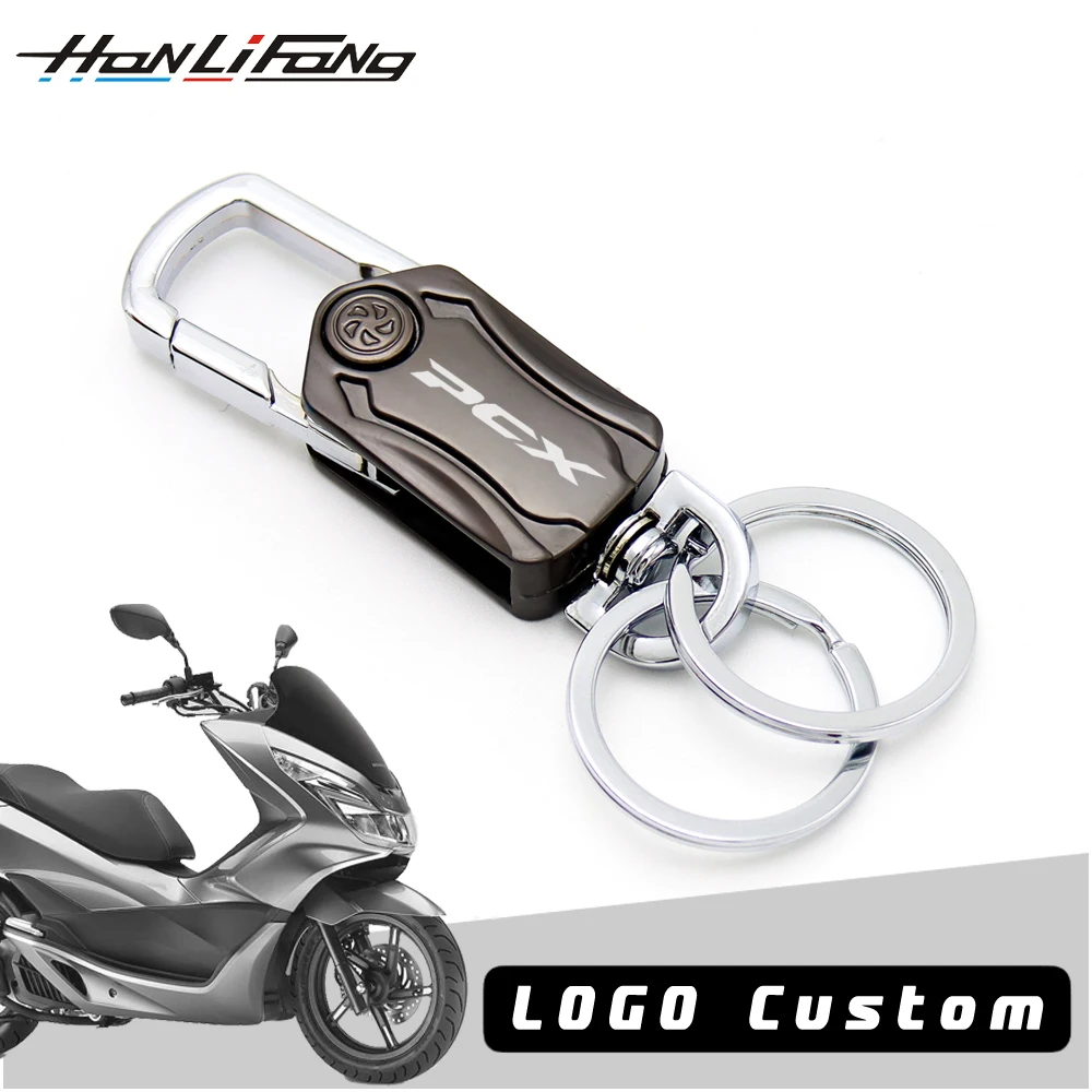 

For Honda Motorcycle Keychain PCX125 PCX150 PCX 125 PCX 150 Custom Keyring Lettering Emblems Multi-Function Moto Keychain