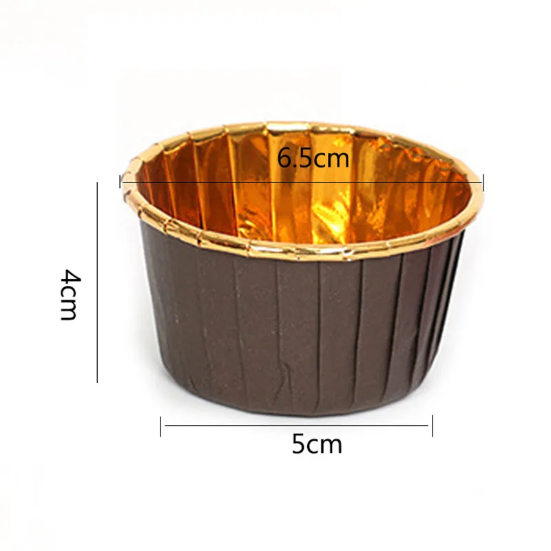 50 шт. кекс вкладыш обертки для пирожных выпечки чашки лоток чехол торт Бумага DIY