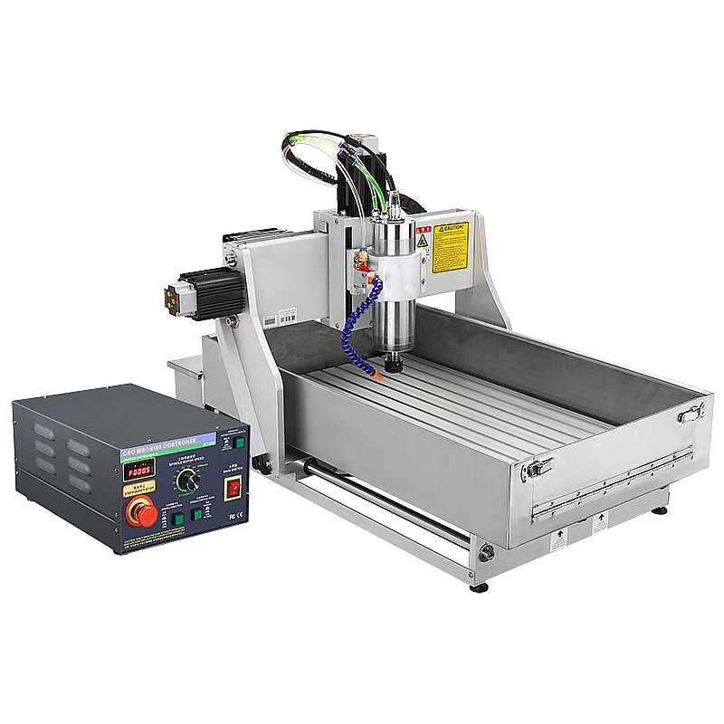 3 оси cnc машина 600*400 мм рабочая зона промышленный 2.2kw CNC фрезерный станок