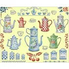 Наборы для вышивки крестом с узорами чайника, 11CT, 14CT, 18CT, китайские наборы для вышивки крестом