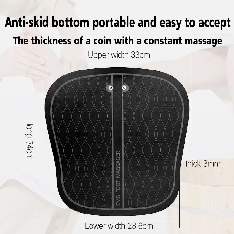 Пульт дистанционного управления электрический ems массажер для ног ABS