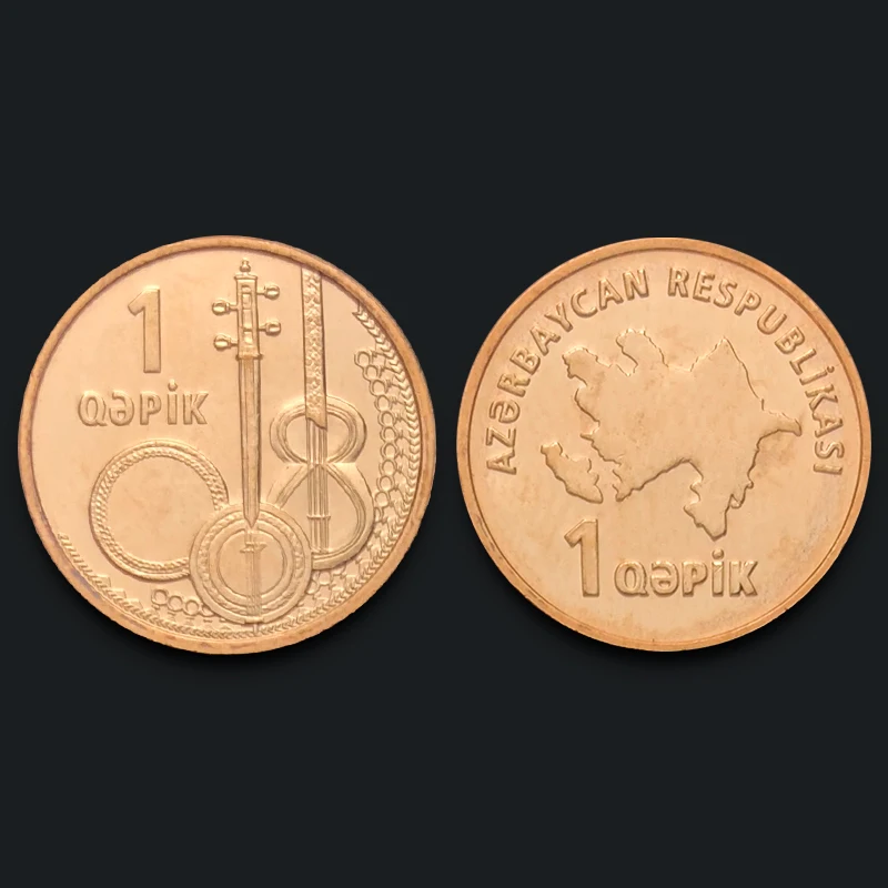 Azerbaijan 1 kopek Cents Coin Central Asia 100% Real and Original Coins New | Non-currency