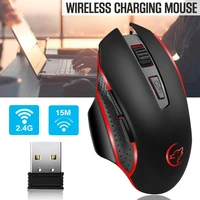 professional gaming mouse wireless ergonomic optical gamer mice 400dpi adjustable usb receiver charging mice for laptop pc hot