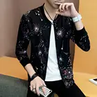 Модные тонкие мужские куртки, Лидер продаж, повседневная одежда, Корейская удобная ветровка, осеннее пальто, необходимое весеннее мужское пальто, M-XXXL 3XL