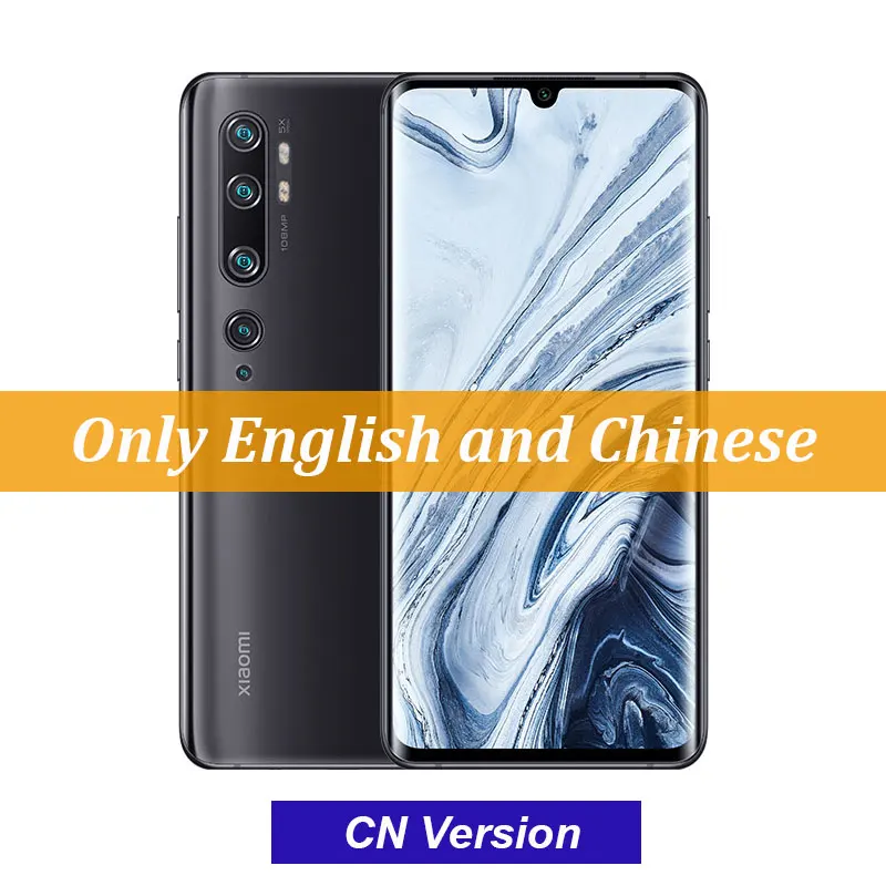 CN Version Black Глобальная ПЗУ Xiaomi Mi CC9 Pro CC 9 Pro 8GB 128GB 108MP Penta 5 камер Snapdragon 730G смартфон 6,47 ''AMOLED изогнутый - Цвет: CN Version Black