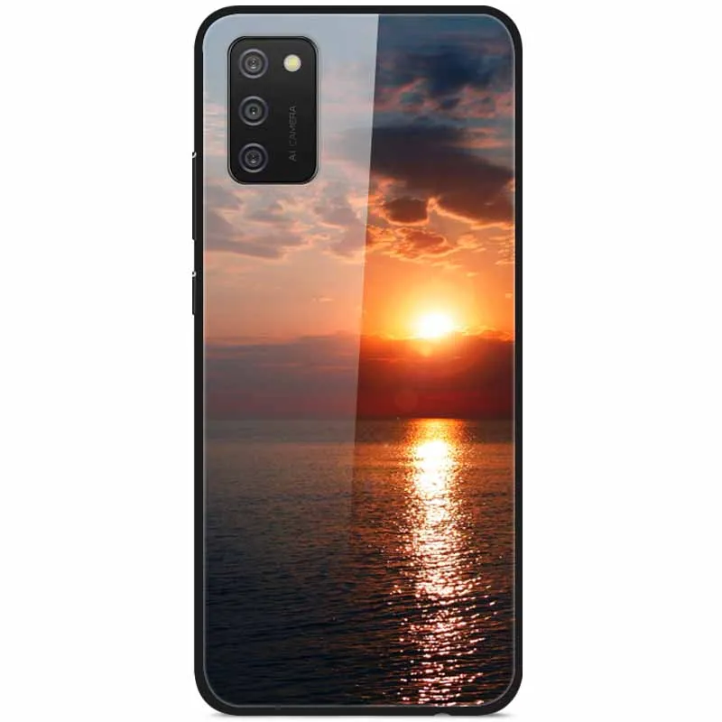 Cool Case For Samsung A71 A31 A41 Cover Luxury Tempered Glass Hard Cases For Samsung Galaxy A51 Back Cover A 51 Bumper Space