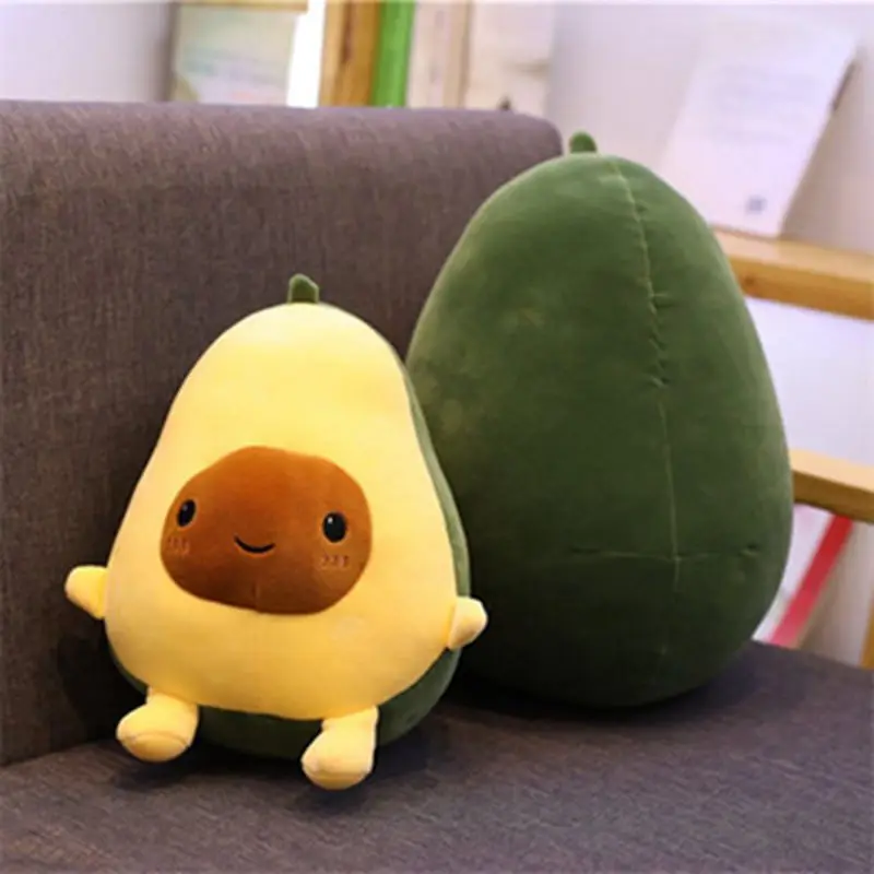 Плюшевые игрушки милые авокадо мягкая плюшевая игрушка в форме растения кукла