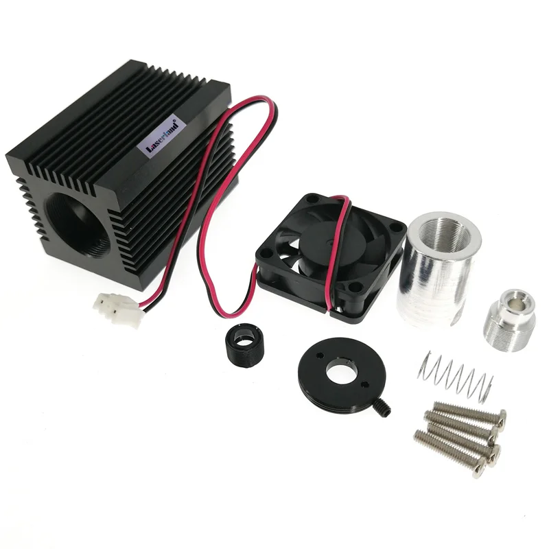 Фокусируемый Корпус чехол радиатора для 5 6 мм TO18 лазерный диод LD модуль Пластик