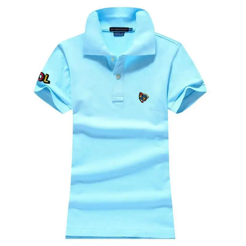 Высокое качество 2020 летние женские футболки поло 100% повседневная одежда из
