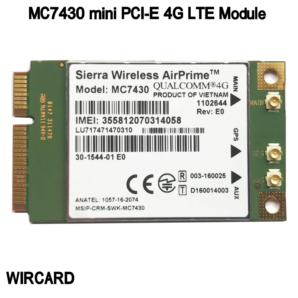 Модуль MC7430 LTE 4G карта памяти USB 3 0 интерфейс MBIM поддержка Wi Fi GNSS WWAN CAT6 HSPA 4G|3G модемы| |